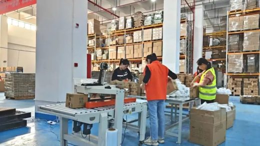the e - commerce and express delivery industries
